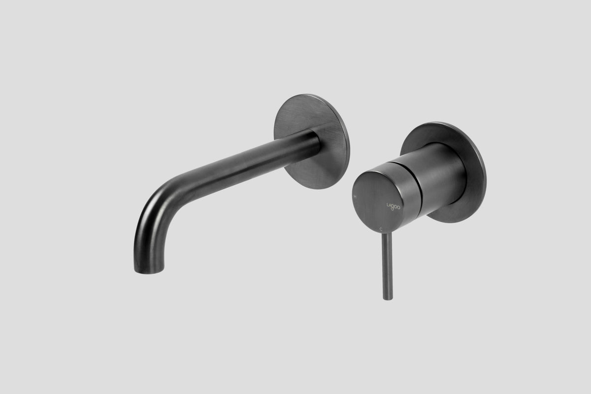 Lagoo Garda inbouw wastafelmengkraan – afbouwdeel – Geborsteld gunmetal PVD