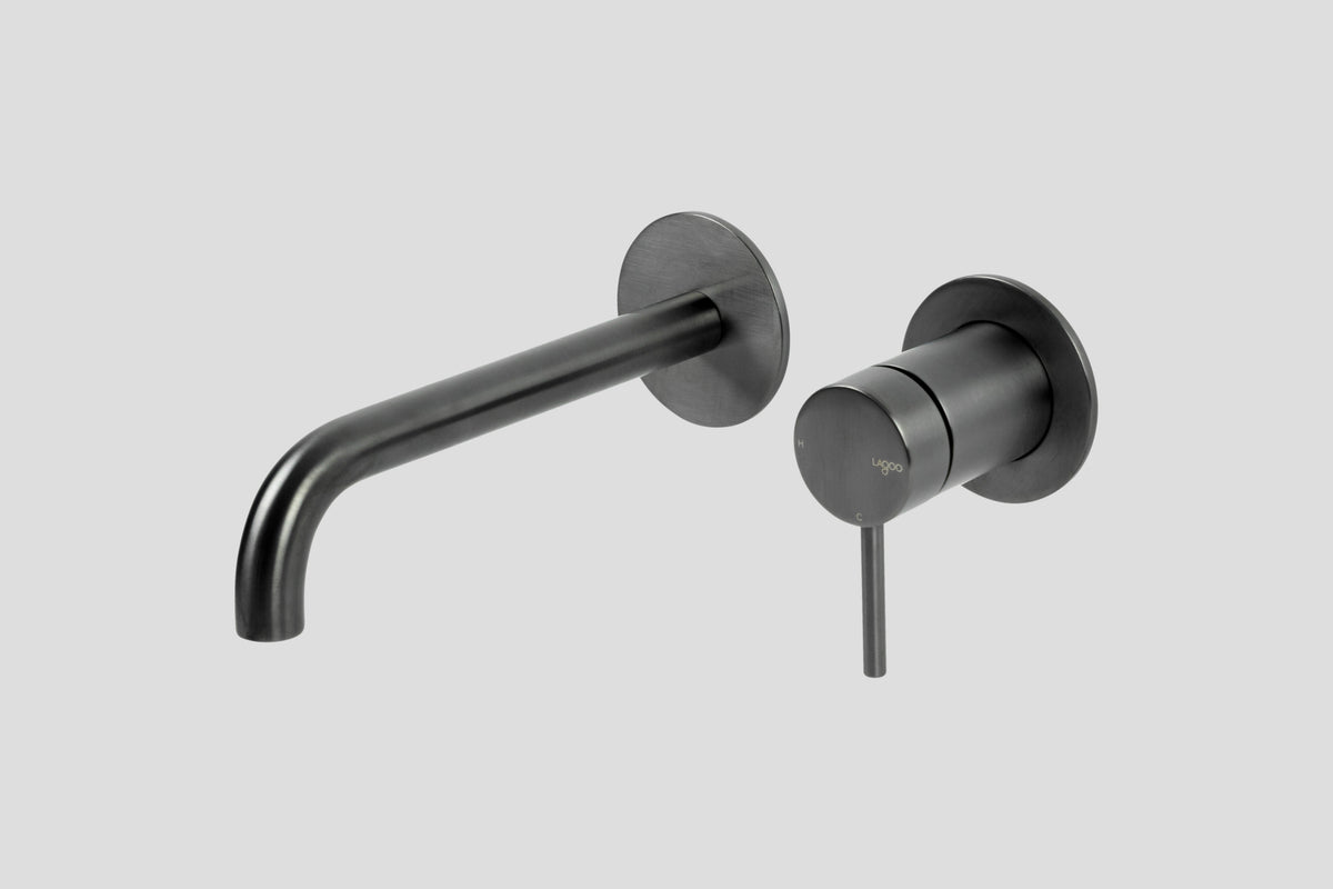Lagoo Garda inbouw wastafelmengkraan – afbouwdeel – Geborsteld gunmetal PVD