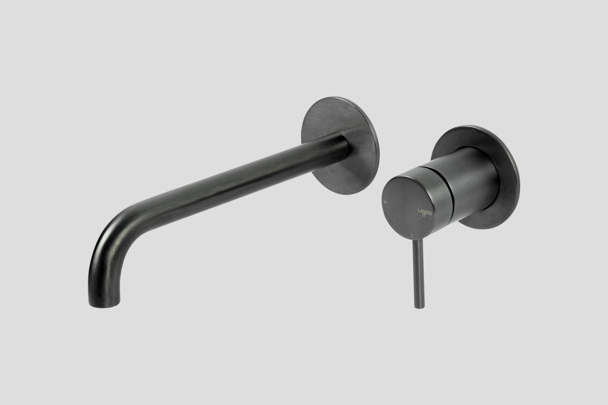 Lagoo Garda inbouw wastafelmengkraan – afbouwdeel – Geborsteld gunmetal PVD