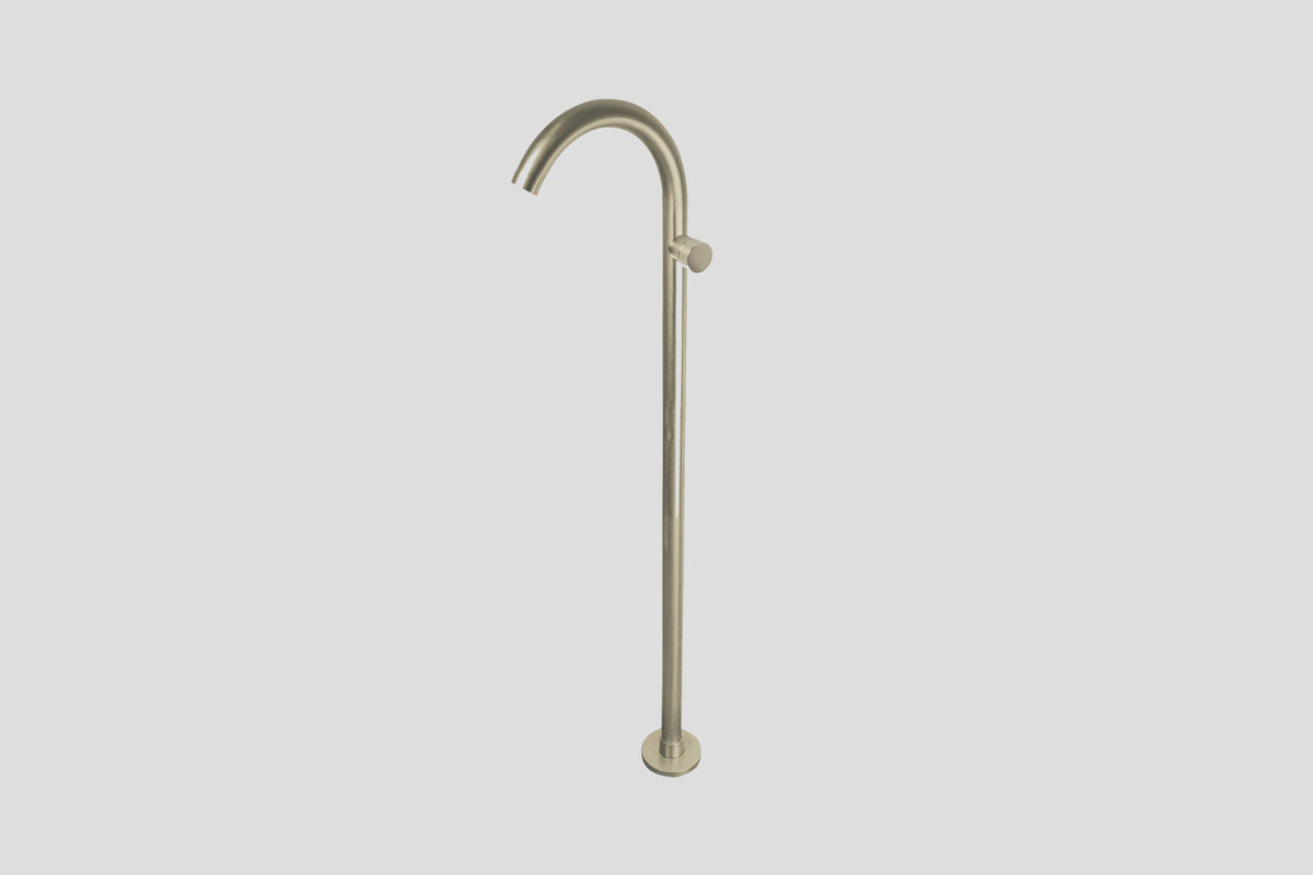 Lagoo Garda G1206 staande wastafelmengkraan – Geborsteld champagne PVD