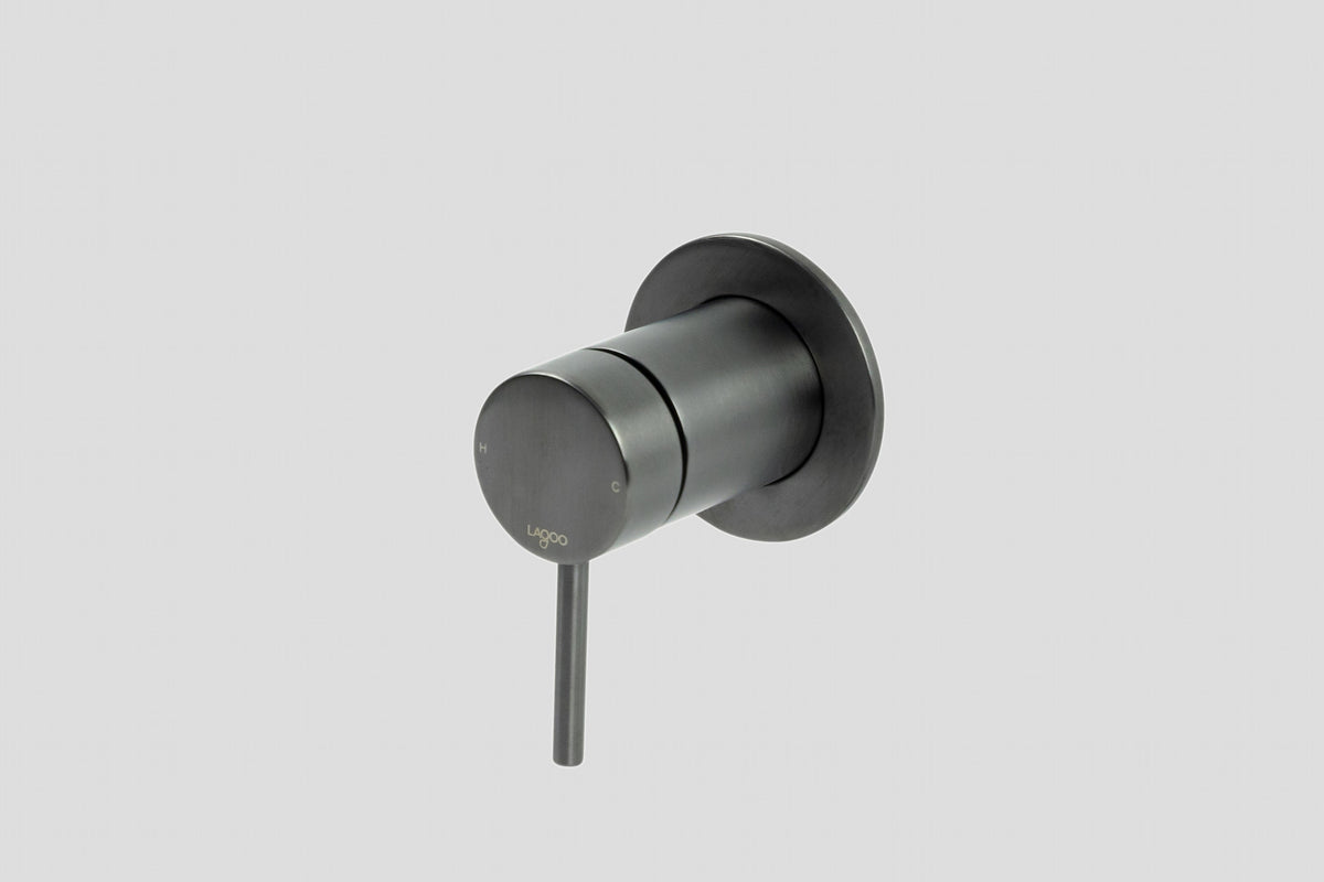 Lagoo Garda G2210 inbouw douchemengkraan (afbouwdeel) – Geborsteld gunmetal PVD