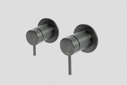 Lagoo Garda G2230 inbouw mengkraan (afbouwdeel) met 2-weg omstel – Geborsteld gunmetal PVD