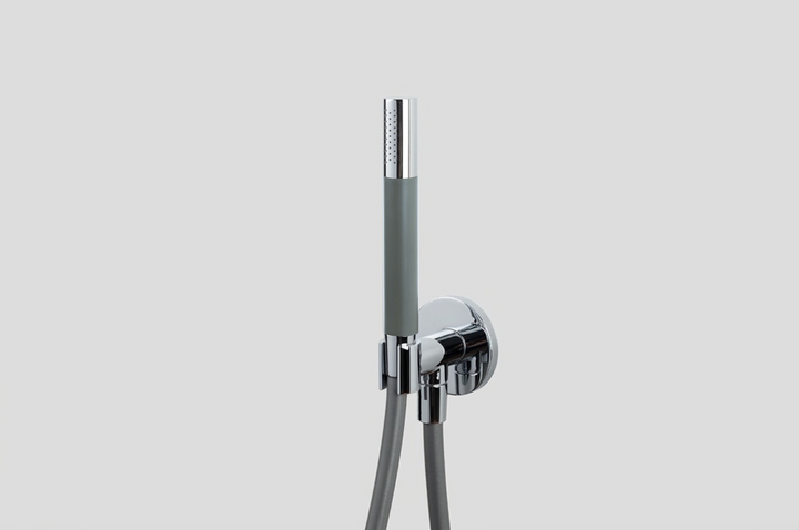 Lagoo Garda G2240 handdouchehouder met wanduitlaat, handdouche (staaf), doucheslang (150 cm) – Chroom