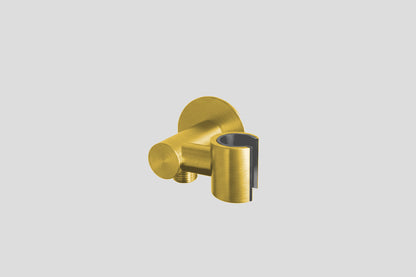 Lagoo Garda G2245 handdouchehouder met draaibare houder + wanduitlaat – Geborsteld messing PVD