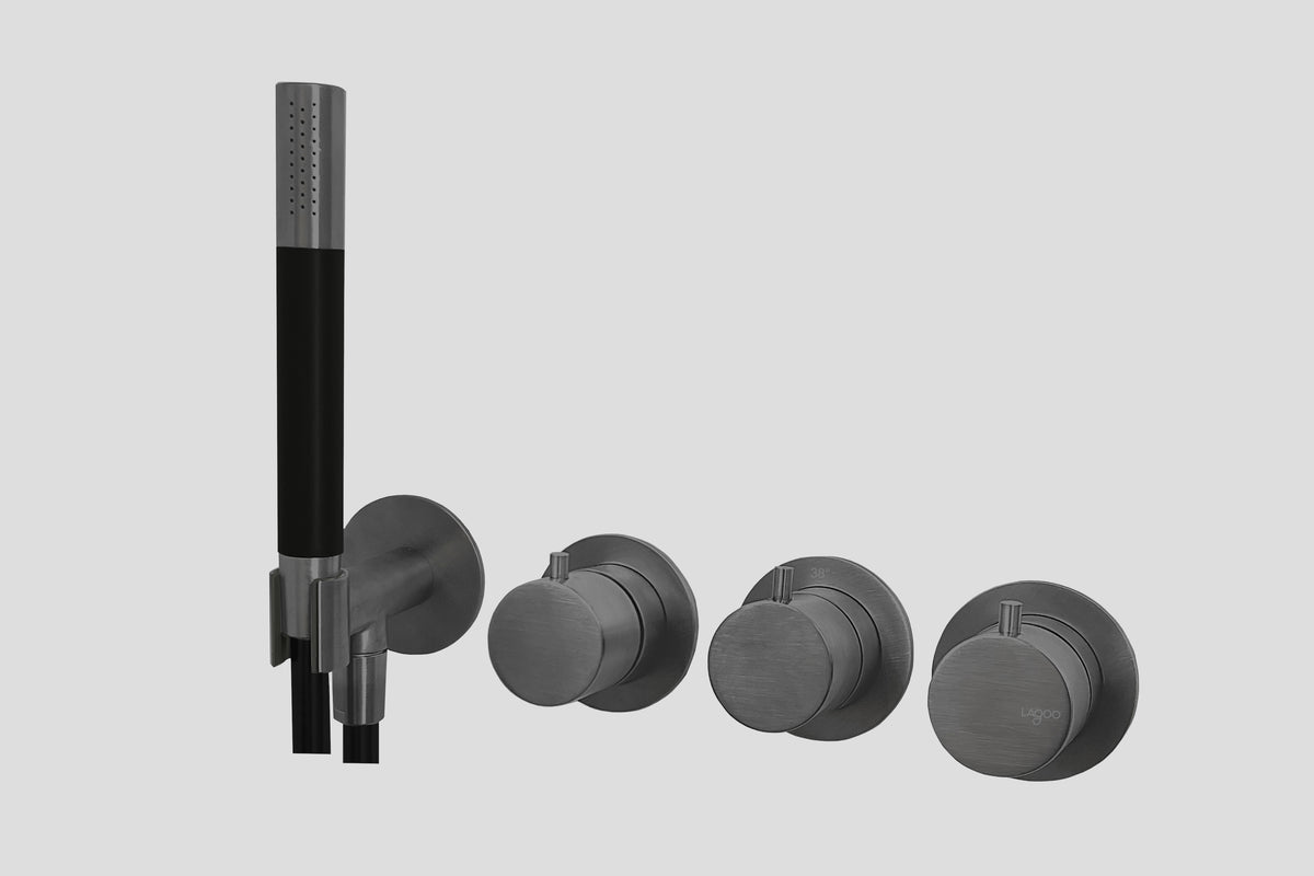 Lagoo G2277 – Geborsteld gunmetal PVD