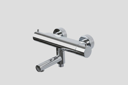 Lagoo Garda G3101 thermostatische badmengkraan met draaibare uitloop en geintegreerd omstel – Chroom