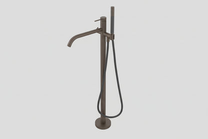 Lagoo Garda G3204 vrijstaande badmengkraan (afbouwdeel) met vaste uitloop, mixer, handdouche (staaf), doucheslang (150 cm) – Tuscany