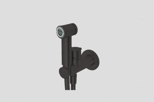 Lagoo Garda G4200 bidetmengkraan met douche en houder (afbouwdeel) – Mat zwart