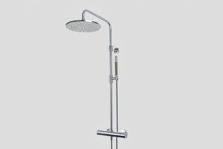 Lagoo Garda G5201 thermostatische douche set met hoofddouche (250 mm) en handdouche (staaf) – Chroom