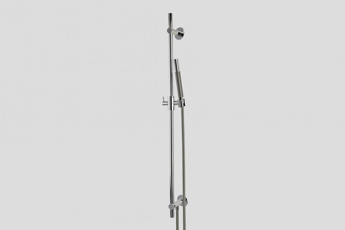 Lagoo Garda G5220 glijstang (messing) met geïntegreerde wateruitlaat en handdouche (staaf) – Chroom