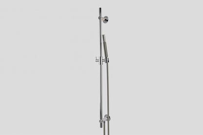 Lagoo Garda G5220 glijstang (messing) met geïntegreerde wateruitlaat en handdouche (staaf) – Chroom