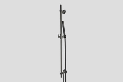 Lagoo Garda G5220 glijstang (messing) met geïntegreerde wateruitlaat en handdouche (staaf) – Geborsteld gunmetal PVD