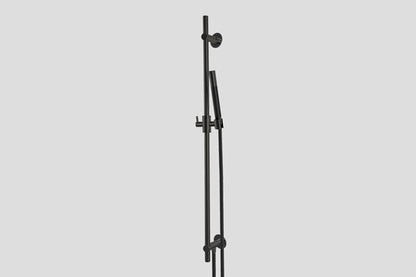 Lagoo Garda G5220 glijstang (messing) met geïntegreerde wateruitlaat en handdouche (staaf) – Mat zwart
