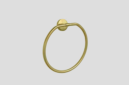 Lagoo Garda G6111 handdoekring – Geborsteld messing PVD