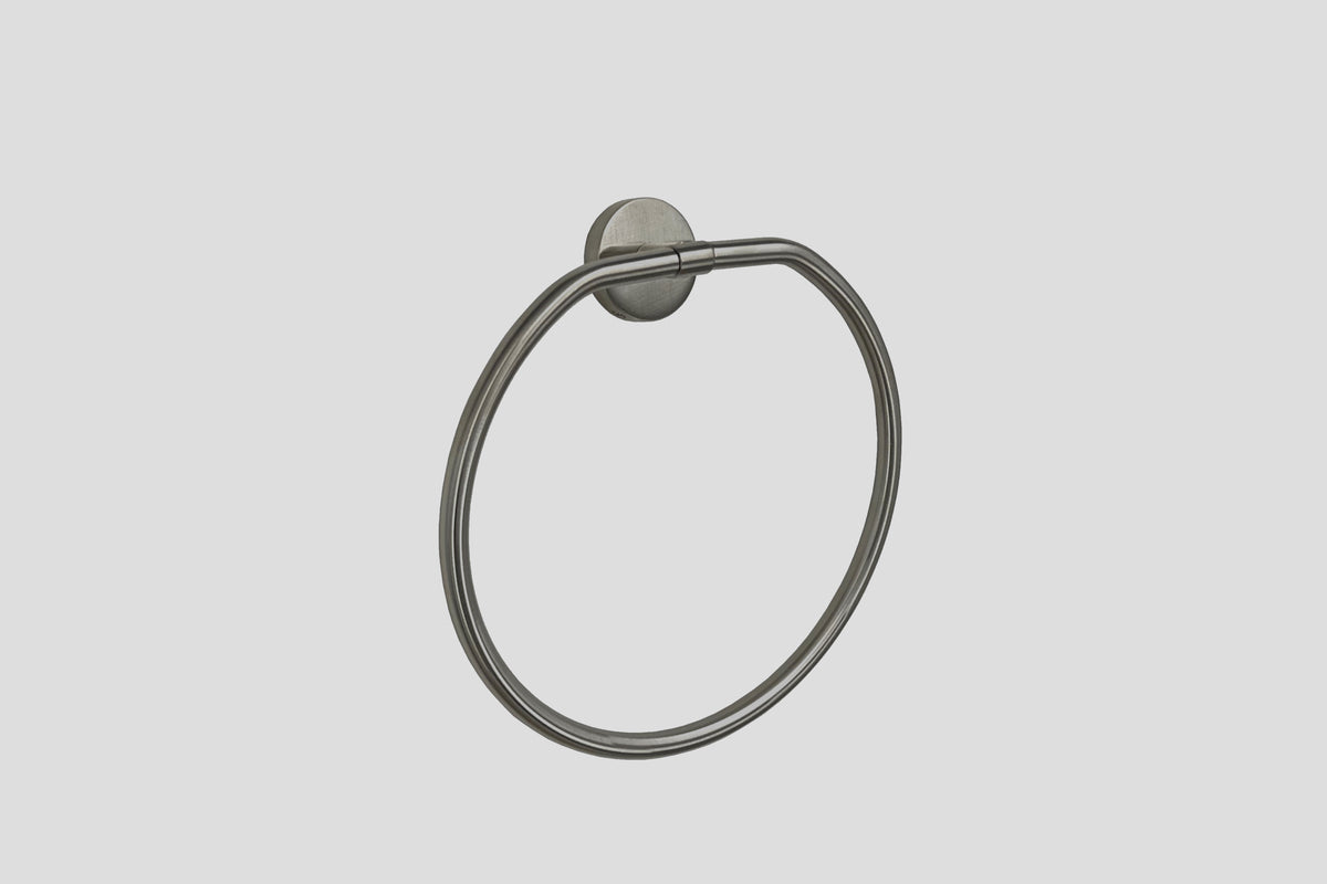 Lagoo Garda G6111 handdoekring – Geborsteld gunmetal PVD