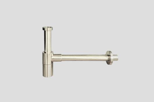 Lagoo Garda G6119 universele design sifon – Geborsteld nikkel