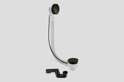 Lagoo Garda G6120 badoverloop met plug en sifon – Mat zwart