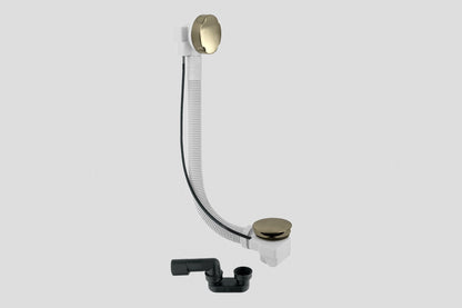 Lagoo Garda G6120 badoverloop met plug en sifon – Geborsteld champagne PVD