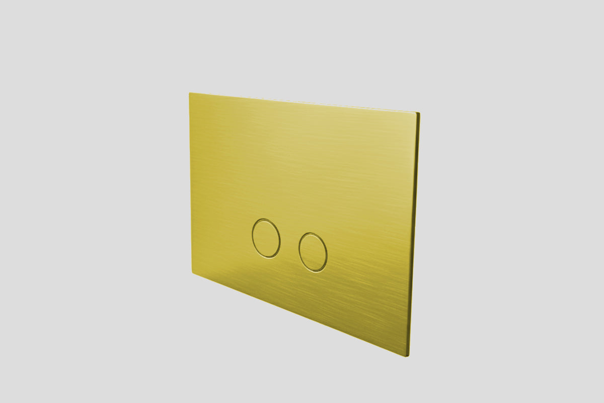 Lagoo Garda G6132 bedieningspaneel met magneet bevestiging (geschikt voor Tece) – Geborsteld messing PVD