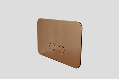 Lagoo Garda G6136 bedieningspaneel met magneet bevestiging (geschikt voor Geberit UP320) – Geborsteld koper PVD
