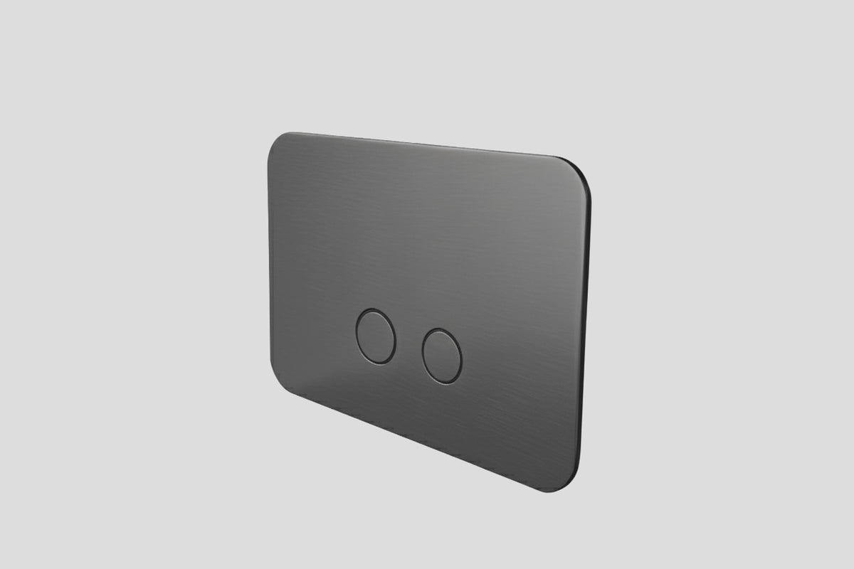 Lagoo Garda G6136 bedieningspaneel met magneet bevestiging (geschikt voor Geberit UP320) – Geborsteld gunmetal PVD
