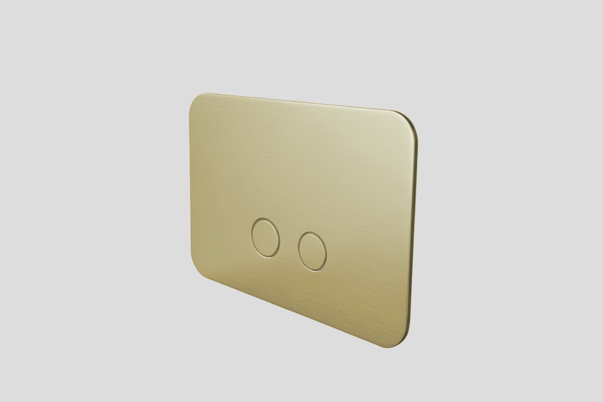 Lagoo Garda G6136 bedieningspaneel met magneet bevestiging (geschikt voor Geberit UP320) – Geborsteld champagne PVD