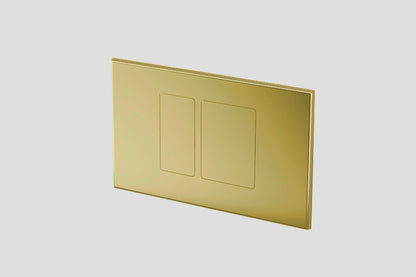 Lagoo Garda G6137 bedieningspaneel (geschikt voor Geberit UP320 | Tece | Viga | OLI) – Geborsteld messing PVD