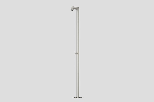 Lagoo Nesso N8004 buitendouche met mengkraan (uitgevoerd in RVS 316) – Geborsteld nikkel