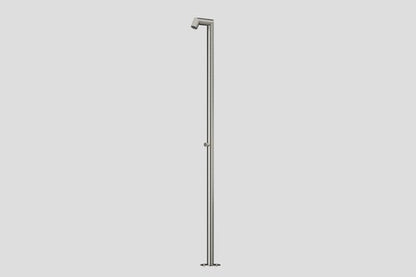 Lagoo Nesso N8004 buitendouche met mengkraan (uitgevoerd in RVS 316) – Geborsteld nikkel