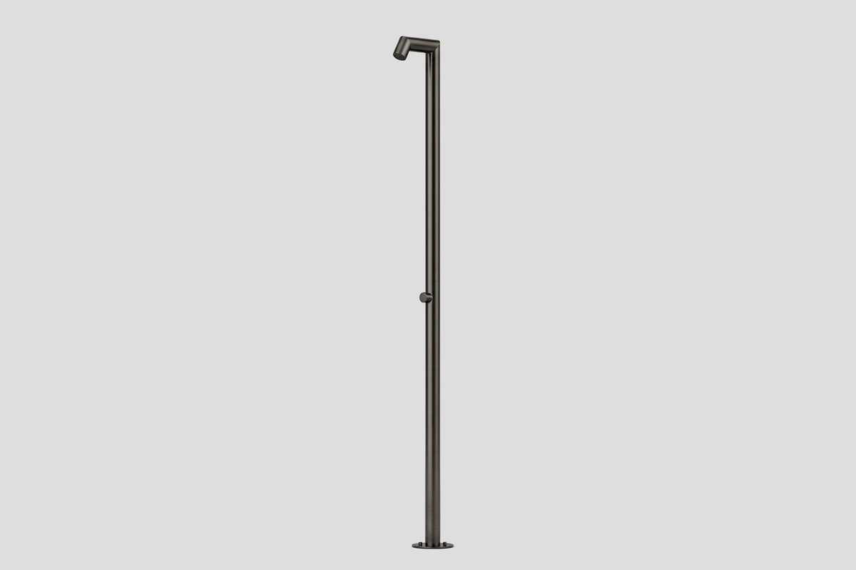 Lagoo Nesso N8004 buitendouche met mengkraan (uitgevoerd in RVS 316) – Geborsteld gunmetal PVD