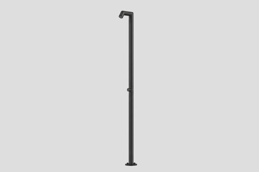Lagoo Nesso N8004 buitendouche met mengkraan (uitgevoerd in RVS 316) – Mat zwart