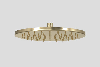 Lagoo Nesso hoofddouche 8 mm – Geborsteld champagne PVD