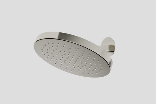 Lagoo Nesso N8140 hoofddouche (30 mm | Ø325) met geintegreerde wandarm – Geborsteld nikkel