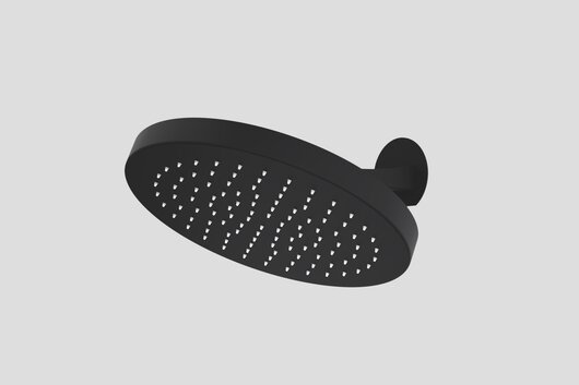 Lagoo Nesso N8140 hoofddouche (30 mm | Ø325) met geintegreerde wandarm – Mat zwart