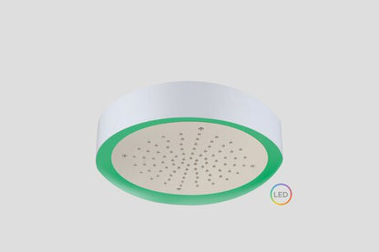 Lagoo Nesso Light Ring LED hoofddouche – Geborsteld nikkel