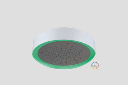 Lagoo Nesso Light Ring LED hoofddouche – Geborsteld gunmetal PVD