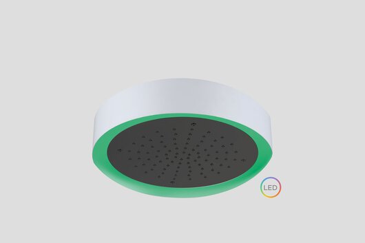 Lagoo Nesso Light Ring LED hoofddouche – Mat zwart
