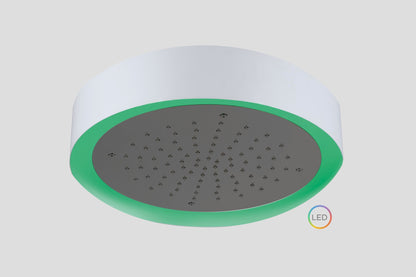 Lagoo Nesso Light Ring LED hoofddouche – Geborsteld gunmetal PVD