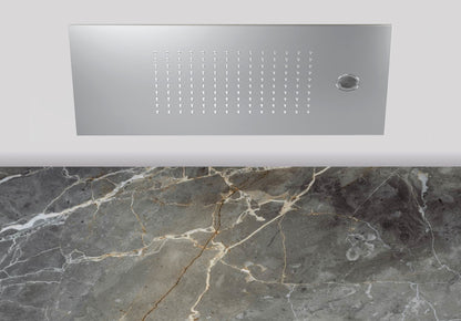 Lagoo Nesso N8215 hoofddouche ‘Easy Peasy’ (600 x 300) met ‘laminar flow’ – Chroom
