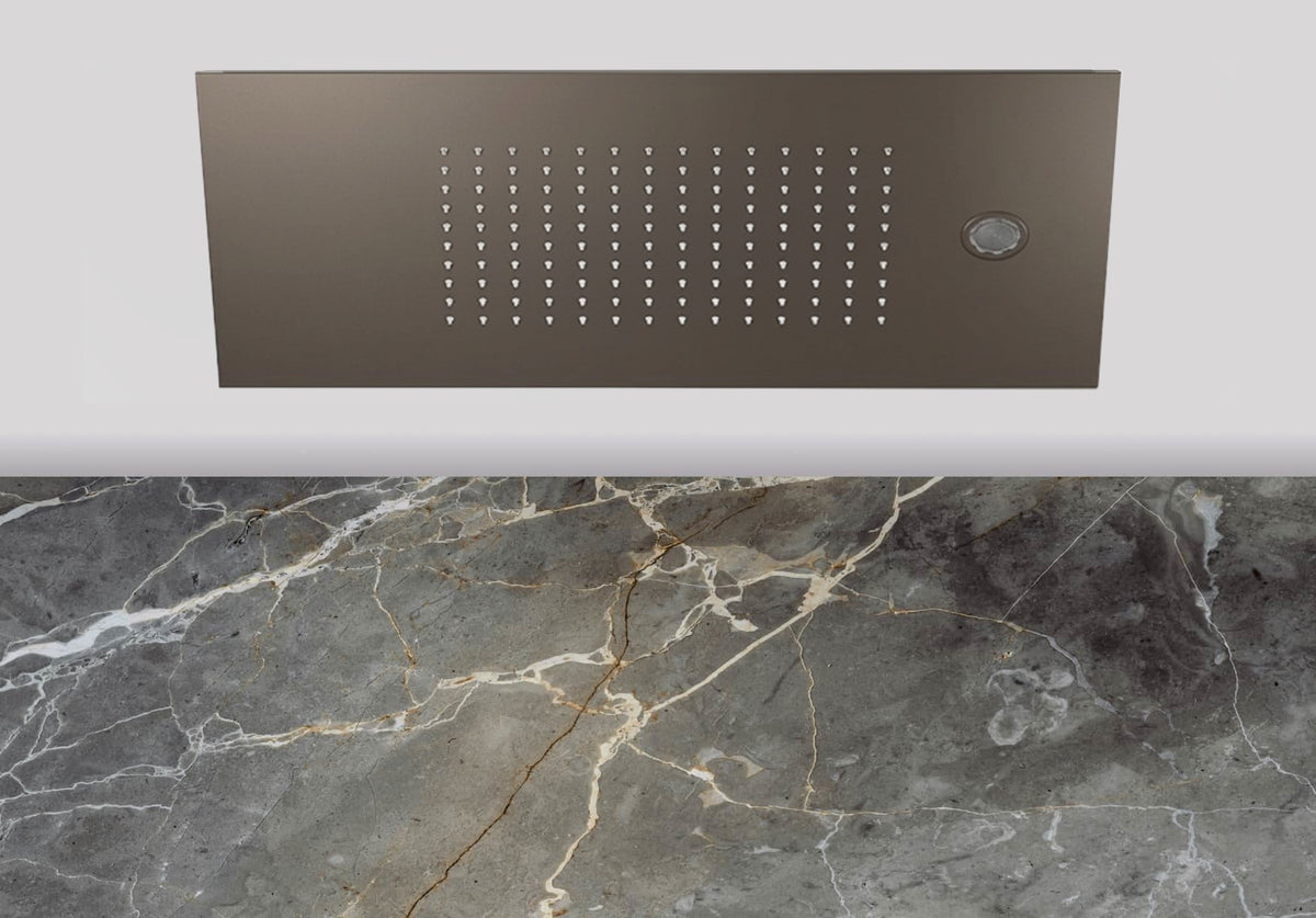 Lagoo Nesso N8215 hoofddouche ‘Easy Peasy’ (600 x 300) met ‘laminar flow’ – Tuscany