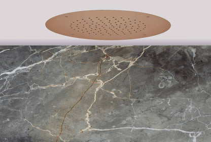 Lagoo Nesso Showerlicious ronde hoofddouche – Geborsteld koper PVD
