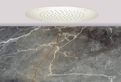 Lagoo Nesso Showerlicious ronde hoofddouche – Geborsteld nikkel