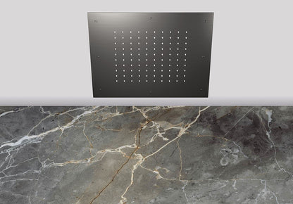 Lagoo Nesso Showerlicious vierkante hoofddouche – Geborsteld gunmetal PVD