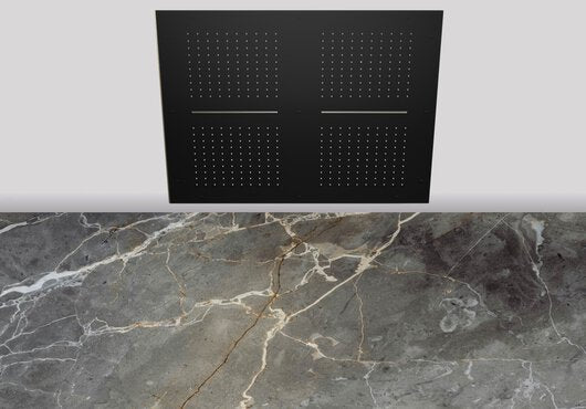 Lagoo Nesso N8235 hoofddouche ‘Showerlicious’ (800x800) met 4 regen | 2 cascades – Mat zwart