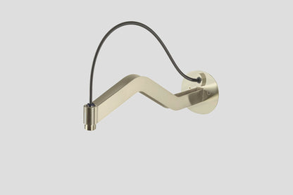 Lagoo Nesso N8279 wandarm ‘Lux’ (45 cm) – Geborsteld champagne PVD