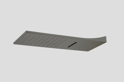 Lagoo Nesso N8295 hoofddouche X10 – Geborsteld gunmetal PVD