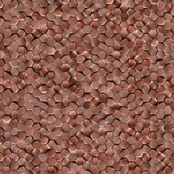 L’Antic Colonial Gravity aluminium 3d hexagon copper 30,1 × 30,7 cm – 100245648