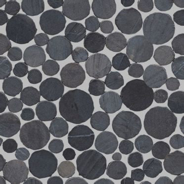 L’Antic Colonial Round stone negro, mosaico 31,5 × 31,5 cm – 100068032