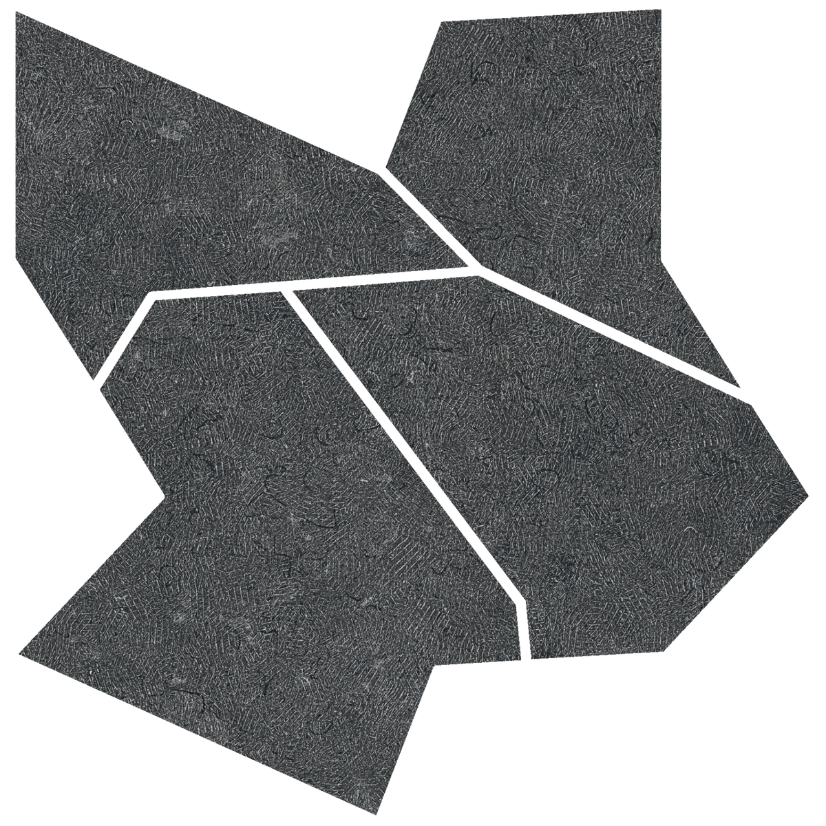 Living Ceramics NOON NOON ANTHRACITE MOSAIC NOON ANTHRACITE_ DECO MOSAIC