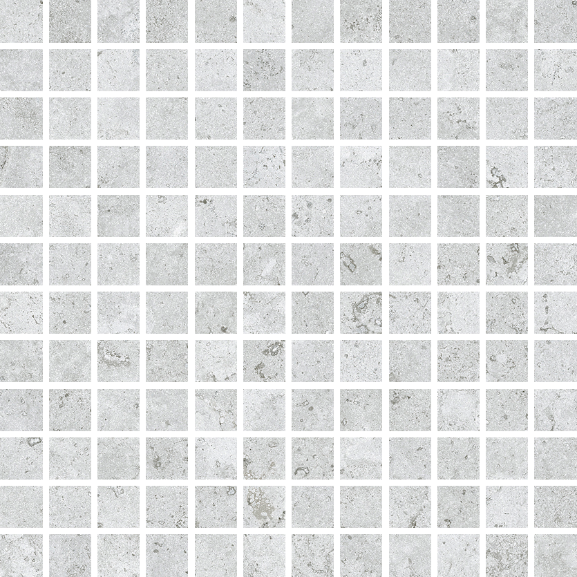 Living Ceramics VERSO VERSO Cross Cut VERSO CROSS CUT GREY VERSO CROSS CUT GREY HONED MOSAIC 25